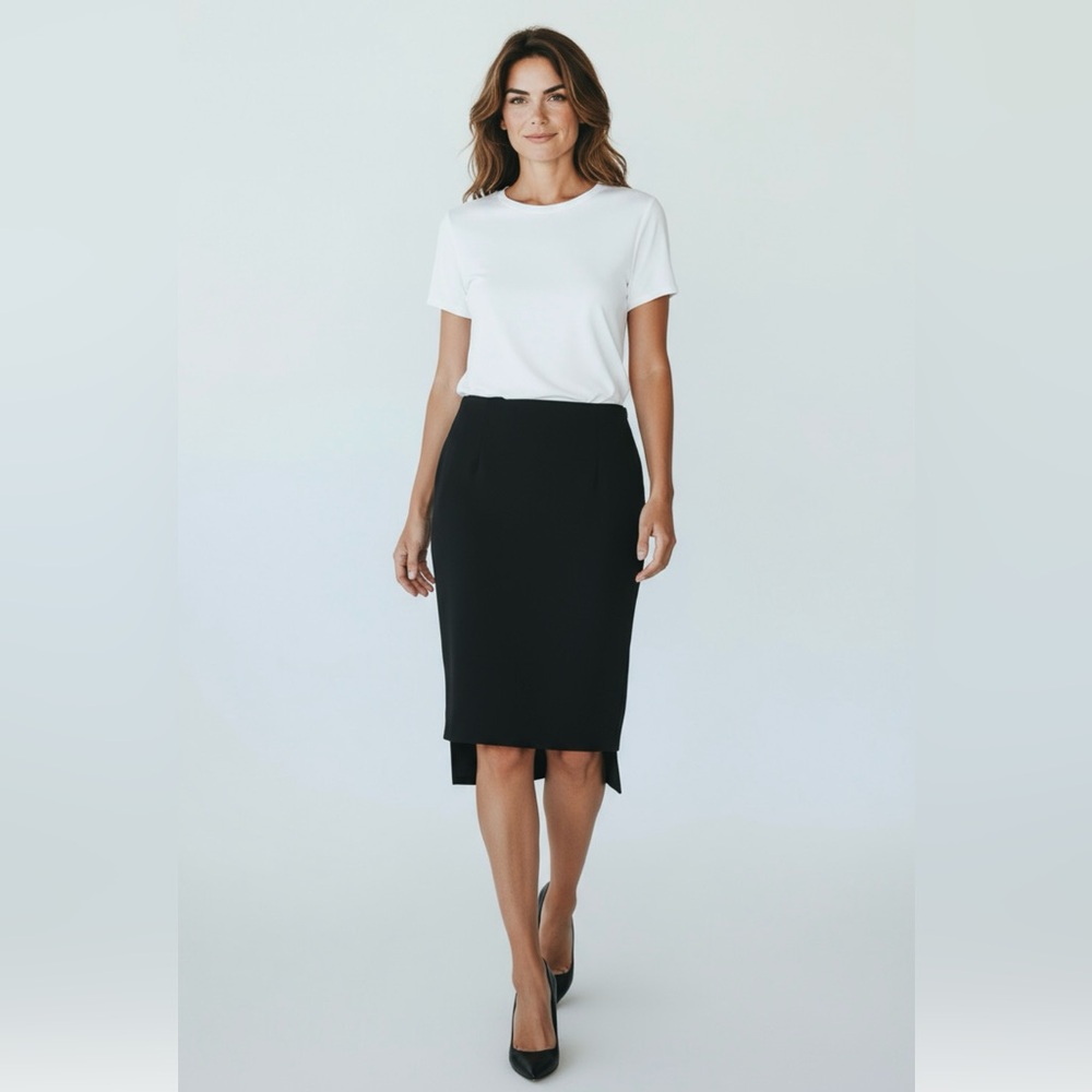 Barbara Bui Textured Pencil Skirt